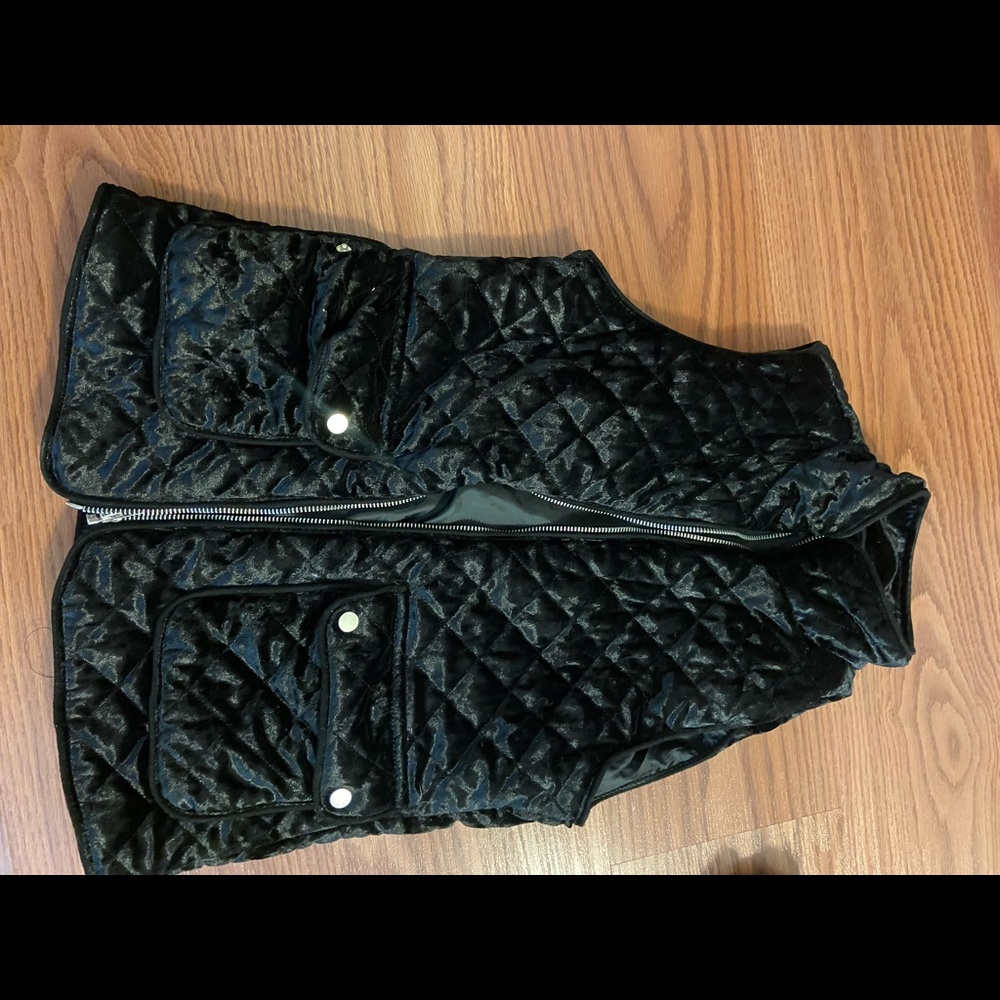 Velvet vest